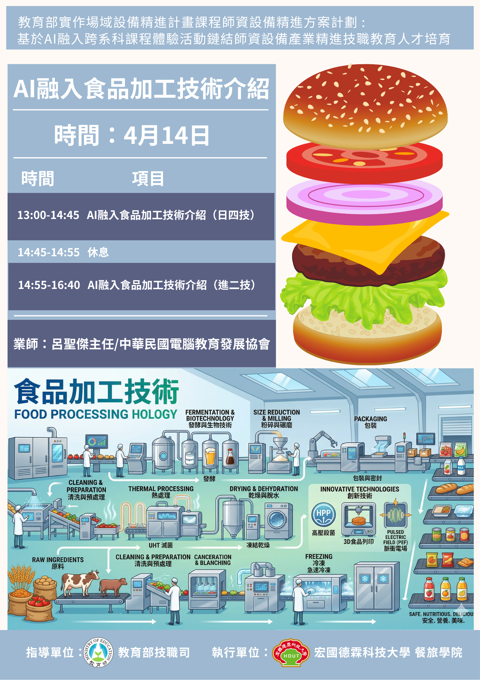 AI融入食品加工技術介紹